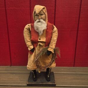 Arnett's Country Store Primitive Standing Santa vintage made in USA